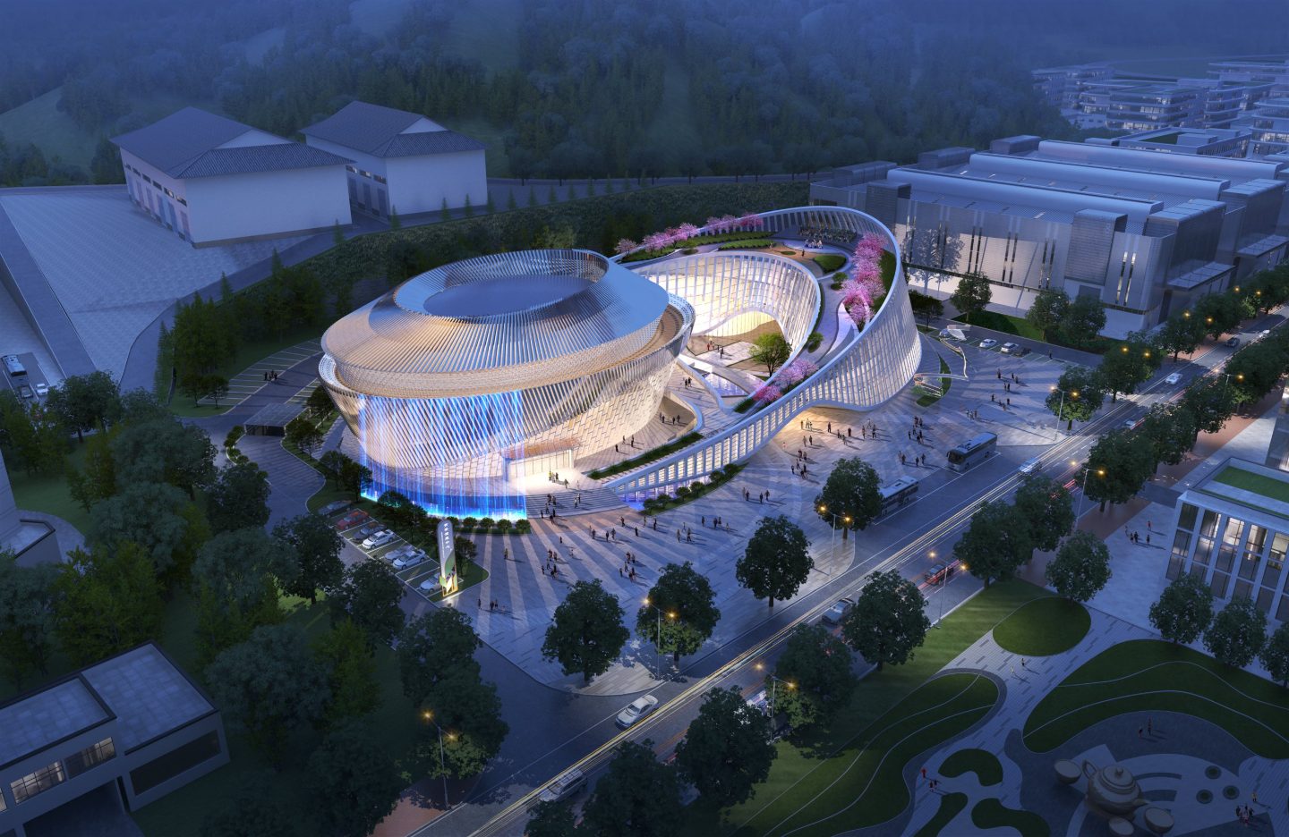 Featured aerial architectural visualization by Formline Viz
